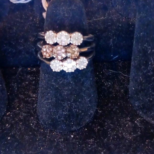 Three Diamond Rings One Is A Champagne Diamond